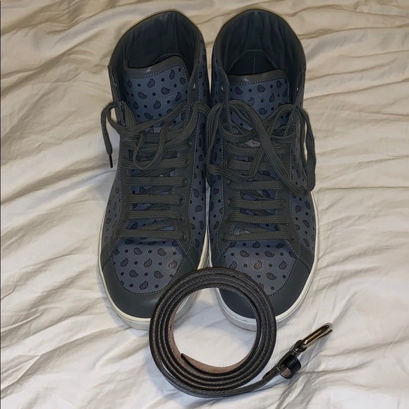 AUTHENTIC! Men’s Gucci sneakers and belt - Picture 2 of 3